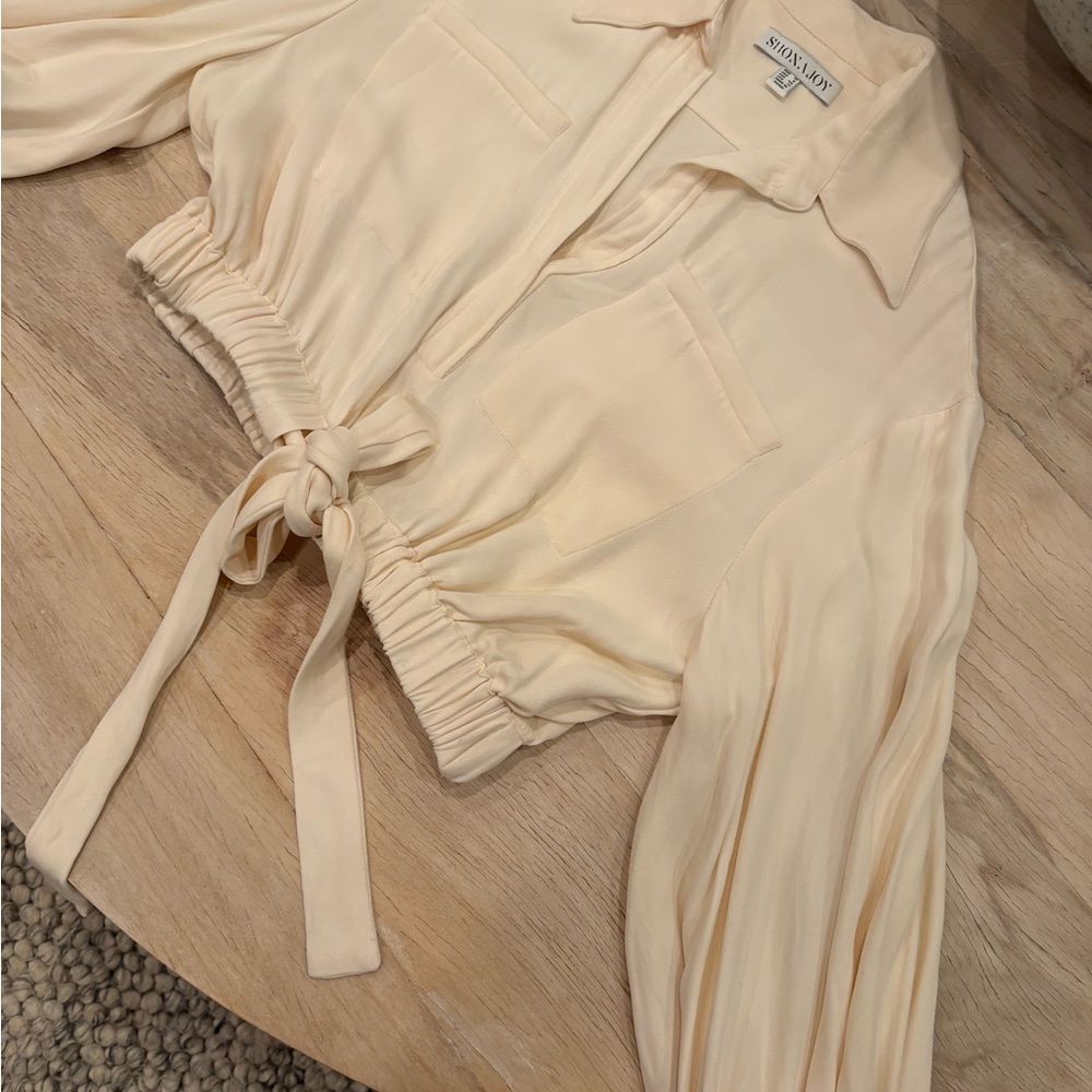 Shona Joy Jacobsen Gathered Waist Shirt - Picture 3 of 6